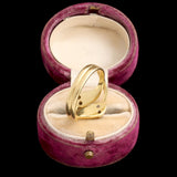 Victorian Diamond-Eyed Snakes Crossover Ring