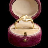 Victorian Diamond-Eyed Snakes Crossover Ring