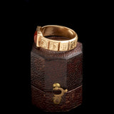 Victorian "Memory Of" Carnelian Ring