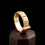 Victorian "Memory Of" Carnelian Ring
