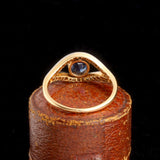 Edwardian Diamond & Sapphire Eye Ring