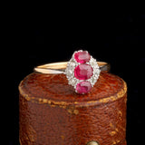 Art Deco Ruby & Diamond Ring