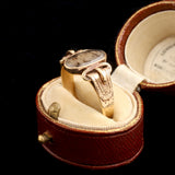 Victorian Dendritic Agate Buckle Ring