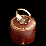 Victorian Dendritic Agate Buckle Ring