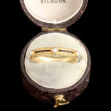 Victorian Pearls & Granulation Elephant Hair Ring