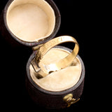 Georgian "Vive ad Deum" Hair Locket Ring