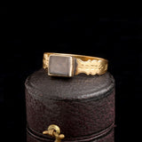Georgian "Vive ad Deum" Hair Locket Ring