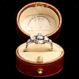 Late 18th Century Rose Cut Diamond Cruciform Ring