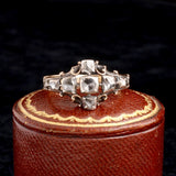 Late 18th Century Rose Cut Diamond Cruciform Ring