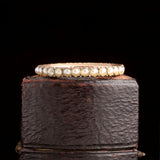 Georgian Seed Pearl Eternity Ring