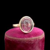 "In Adversis Etiam Fide" Wax Seal Ring