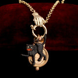 Handclasp Charm Base Necklace