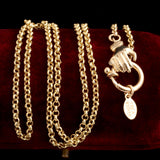 Handclasp Charm Base Necklace