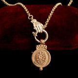 Handclasp Charm Base Necklace