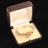 Late 19th Century French Equestrian Diamond Bangle