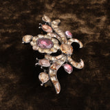 18th Century Portuguese Topaz & Amethyst Brooch