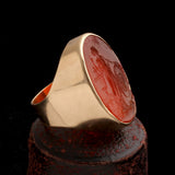 Georgian "Fides Telum" Carnelian Intaglio Ring