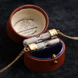 Diamond Dust Hourglass Necklace