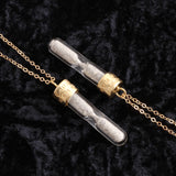 Diamond Dust Hourglass Necklace