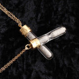 Diamond Dust Hourglass Necklace